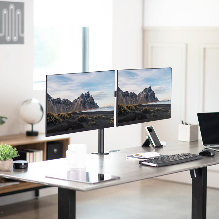 VIVO Dual Monitor Desk Mount Adjustable Stand, Fits Screens up to 30